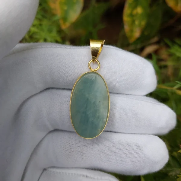 Beautiful Aquamarine Pendant - Image 6