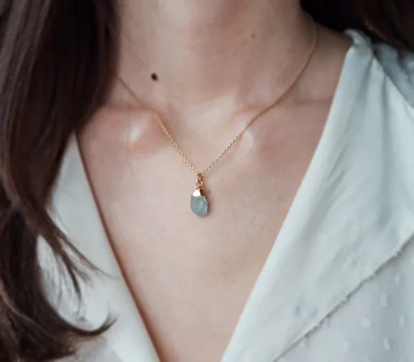 Beautiful Aquamarine Pendant - Image 2